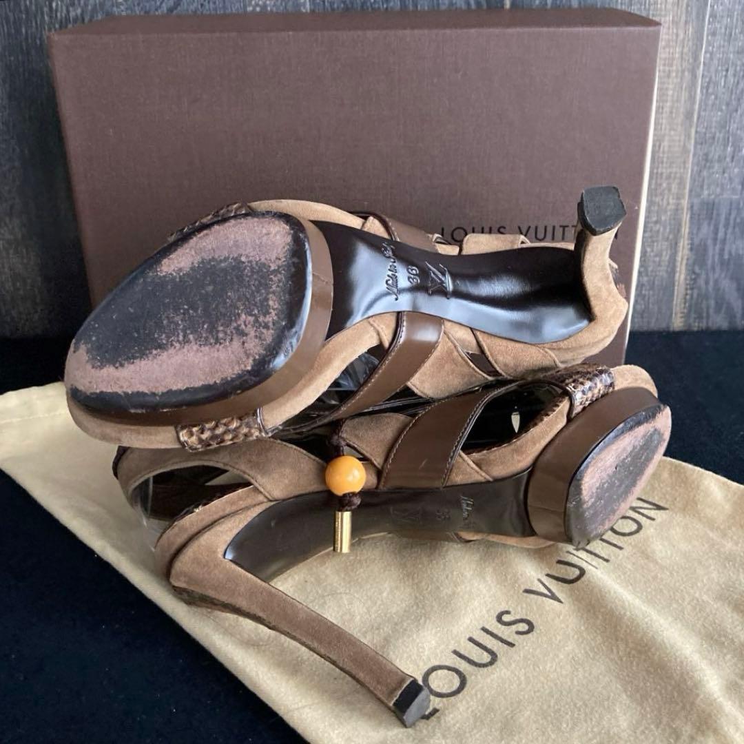 Louis Vuitton Python Spicy Heels - 36/36.5