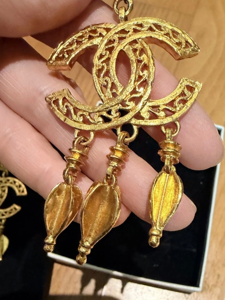 Chanel Vintage Dangle Earrings