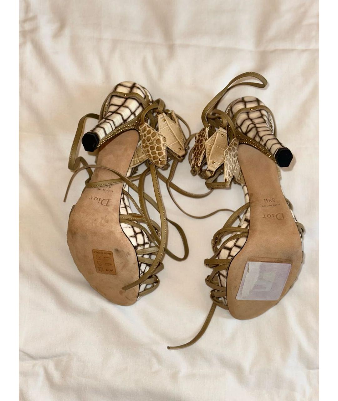 Dior 2009 Alligator Runway Heels Brand New - 38.5