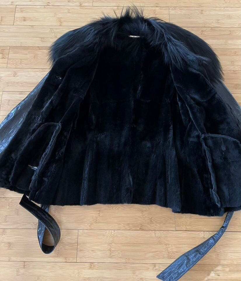 Dolce & Gabbana Eel & Fur Jacket - S