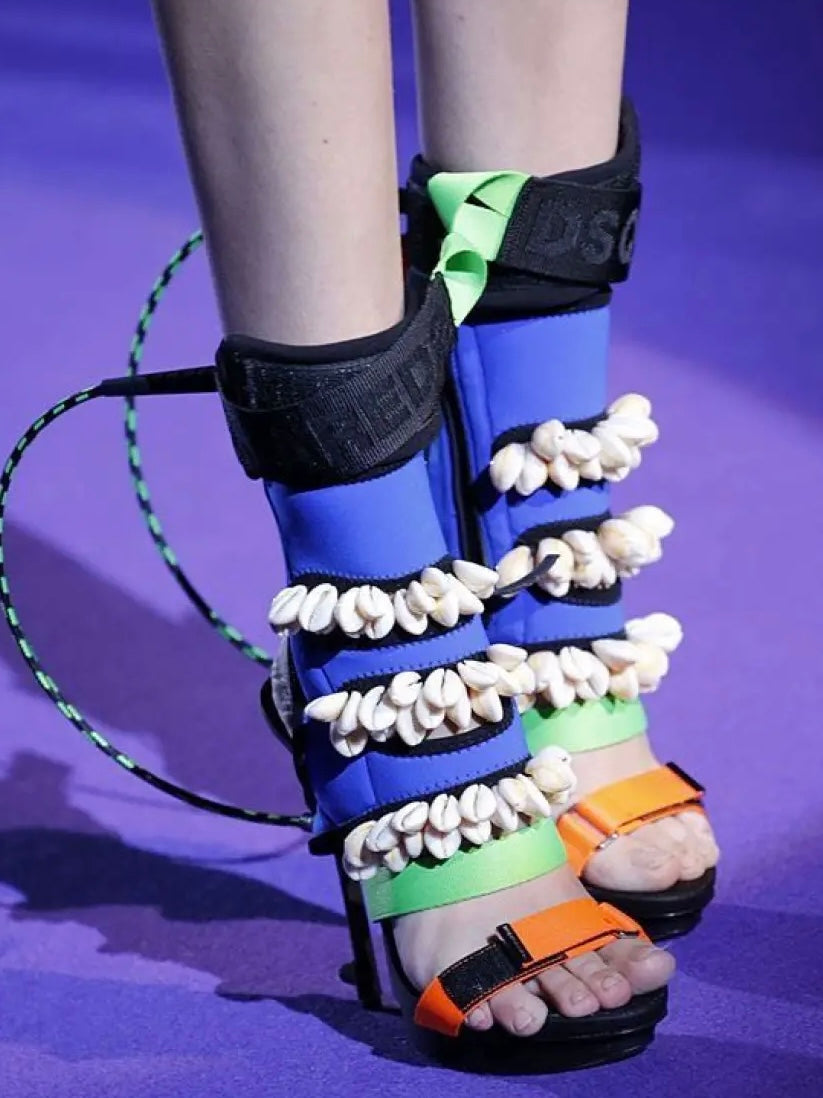 Dsquared2 Surfers Paradise Shell Heels - 39