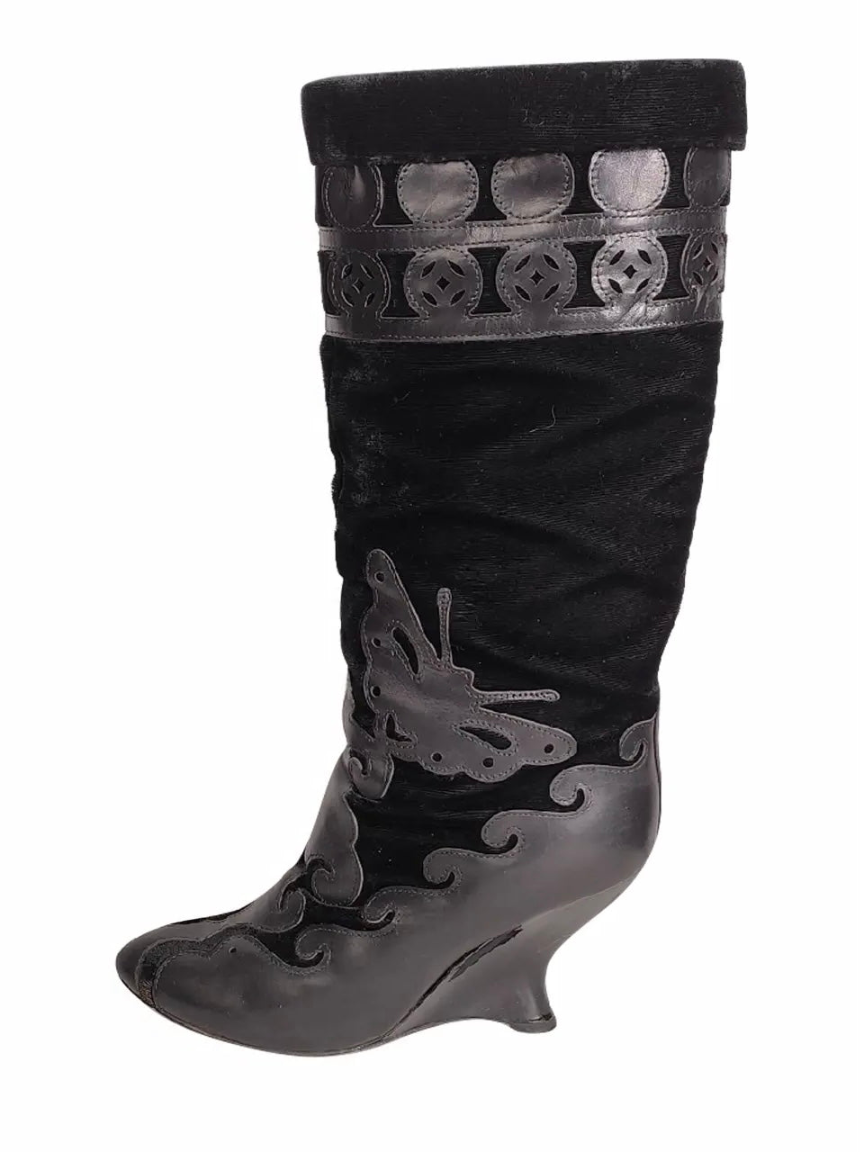 Tom Ford for Yves Saint Laurent F/W 2004 Chinoiserie Boots - 39
