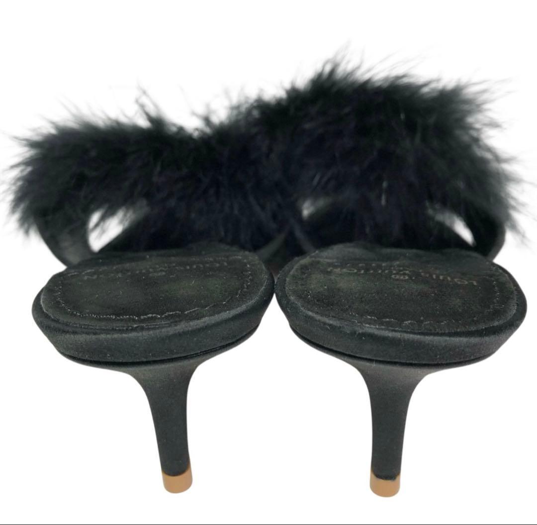 Louis Vuitton Fur Mules - 37.5
