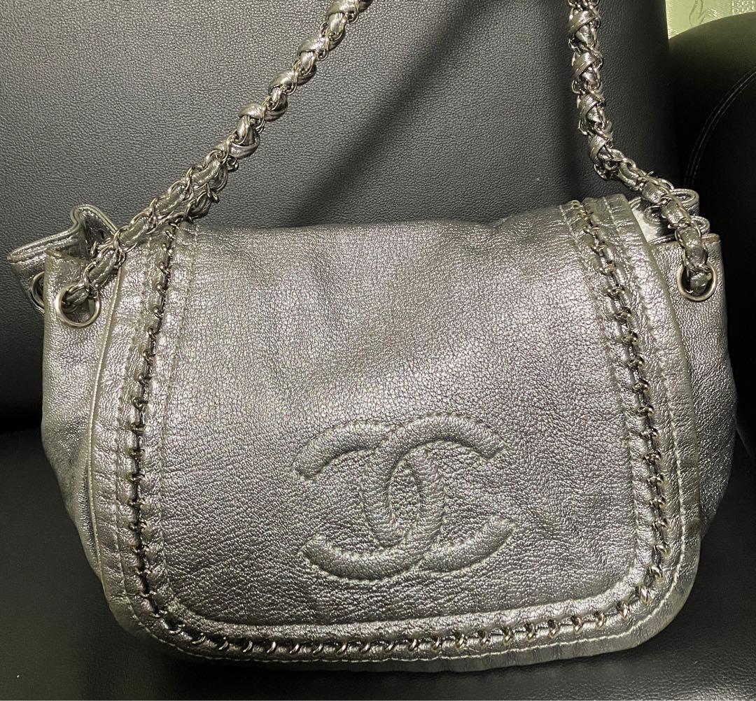 Chanel Silver Shoulder Bag