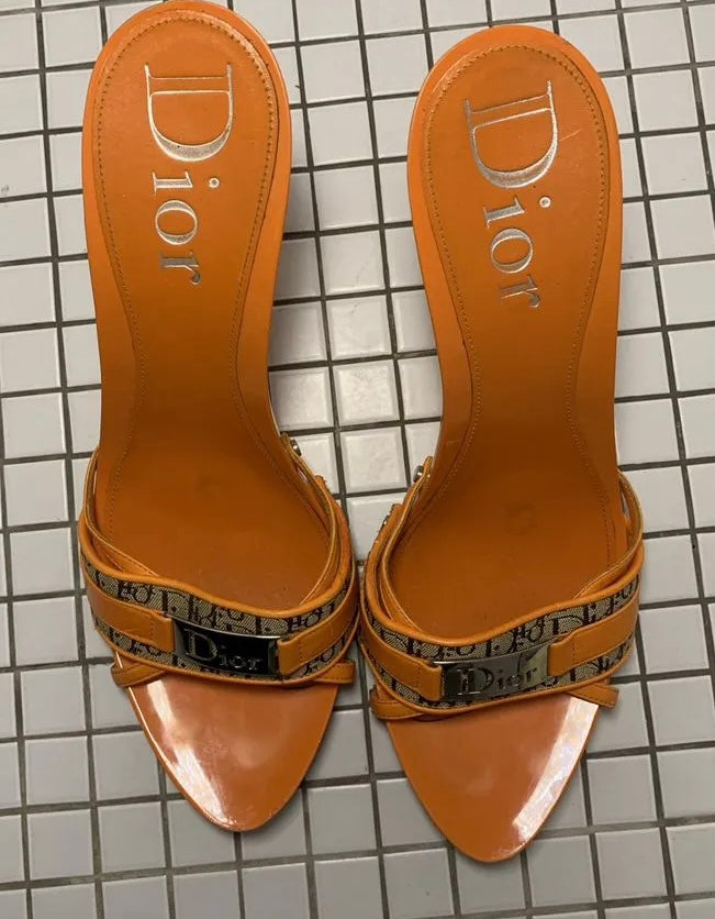 Dior Monogram Heels - 38/38.5