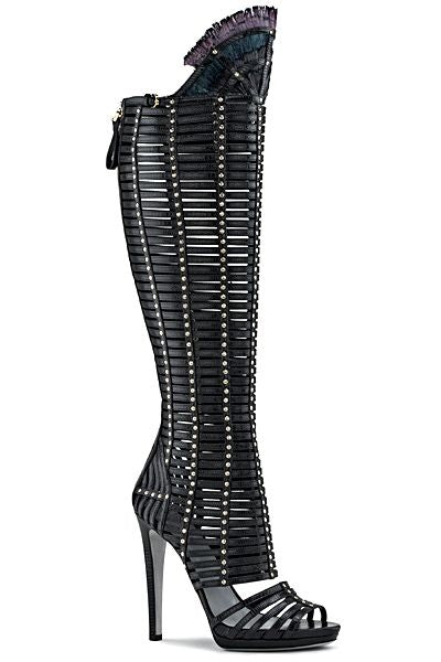 Sergio Rossi Gladiator Boots - 36