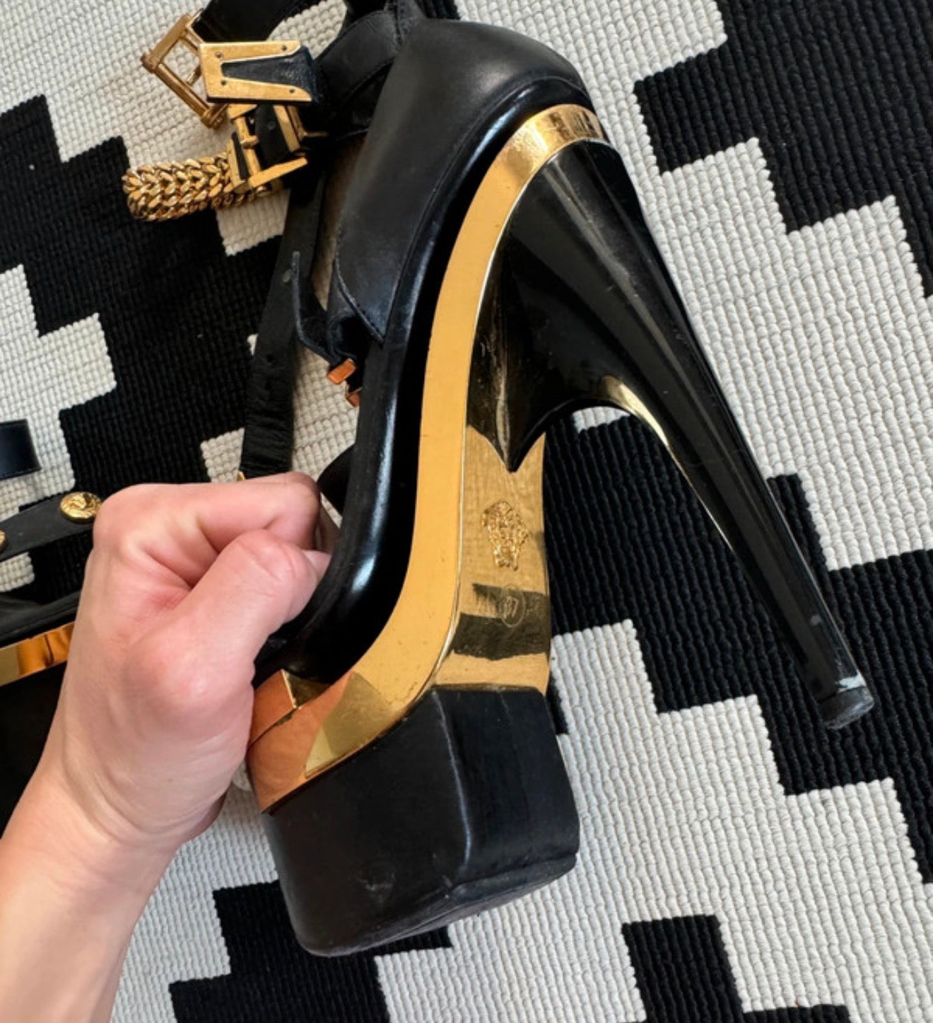 Versace Platform Heels - 37/37.5