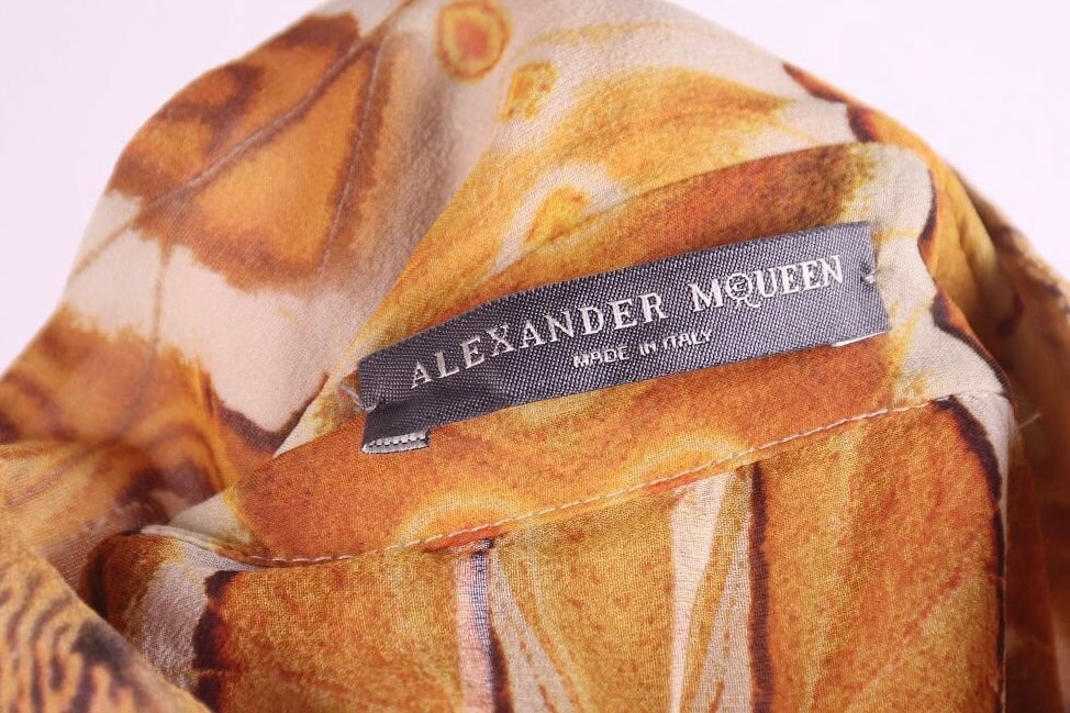 Alexander McQueen 2010 Plato Atlantis Silk Kaftan Dress - S/M