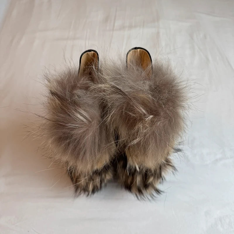 Christian Louboutin Toundra Fur Boots Brand New - 38