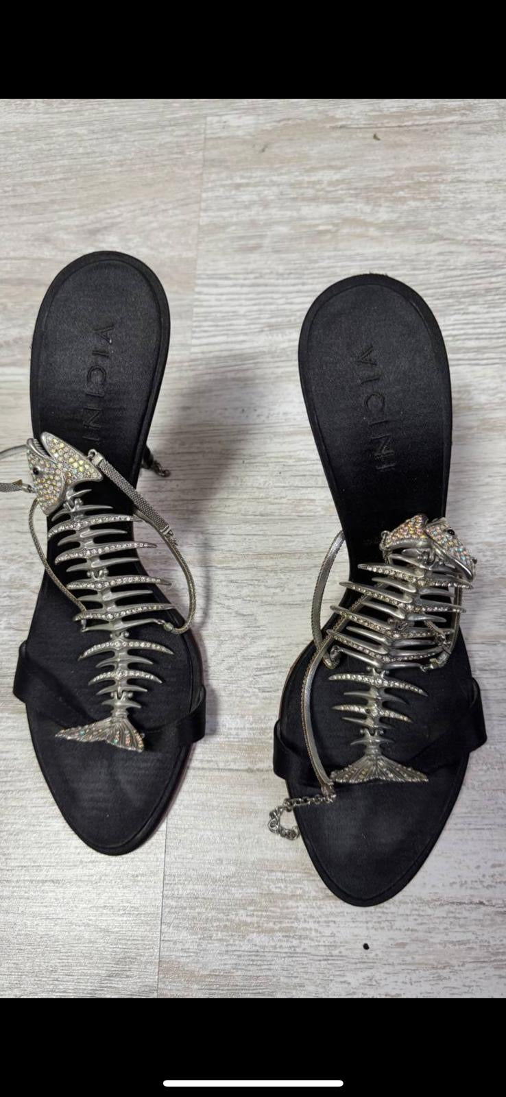 Giuseppe Zanotti Fishbone Heels - 39/39.5