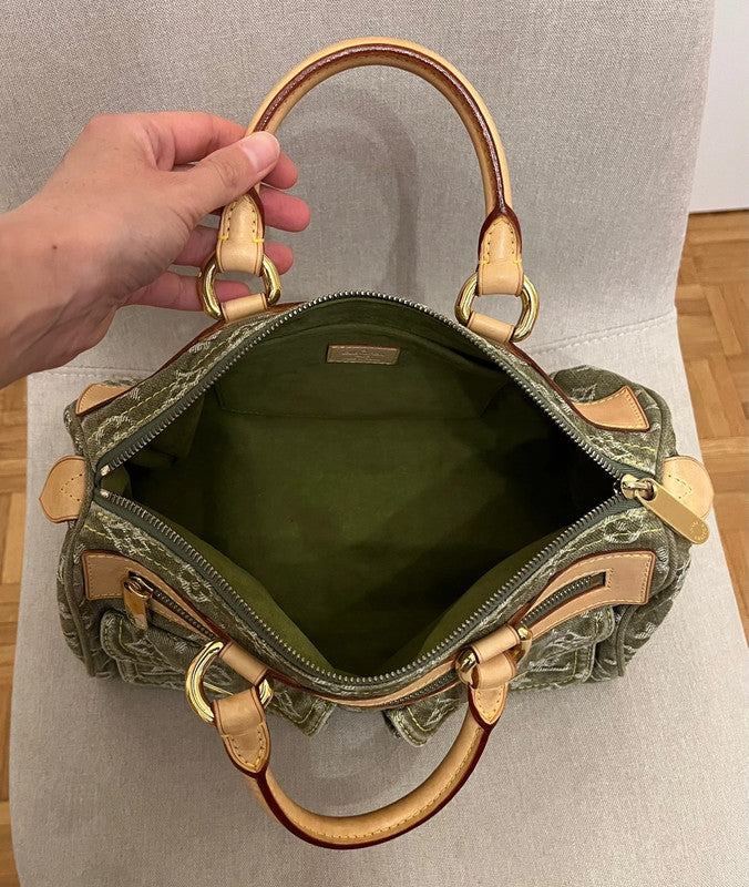 Louis Vuitton Denim Neo Speedy Khaki