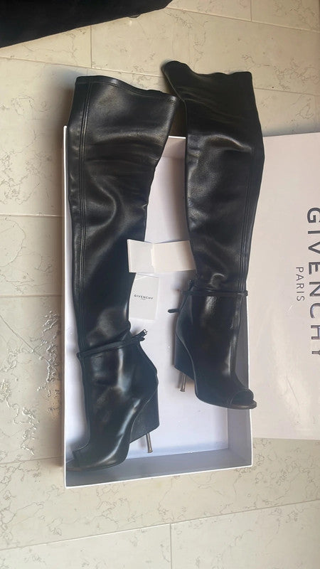 Givenchy SS 2015 Runway Over The Knee Boots - 38