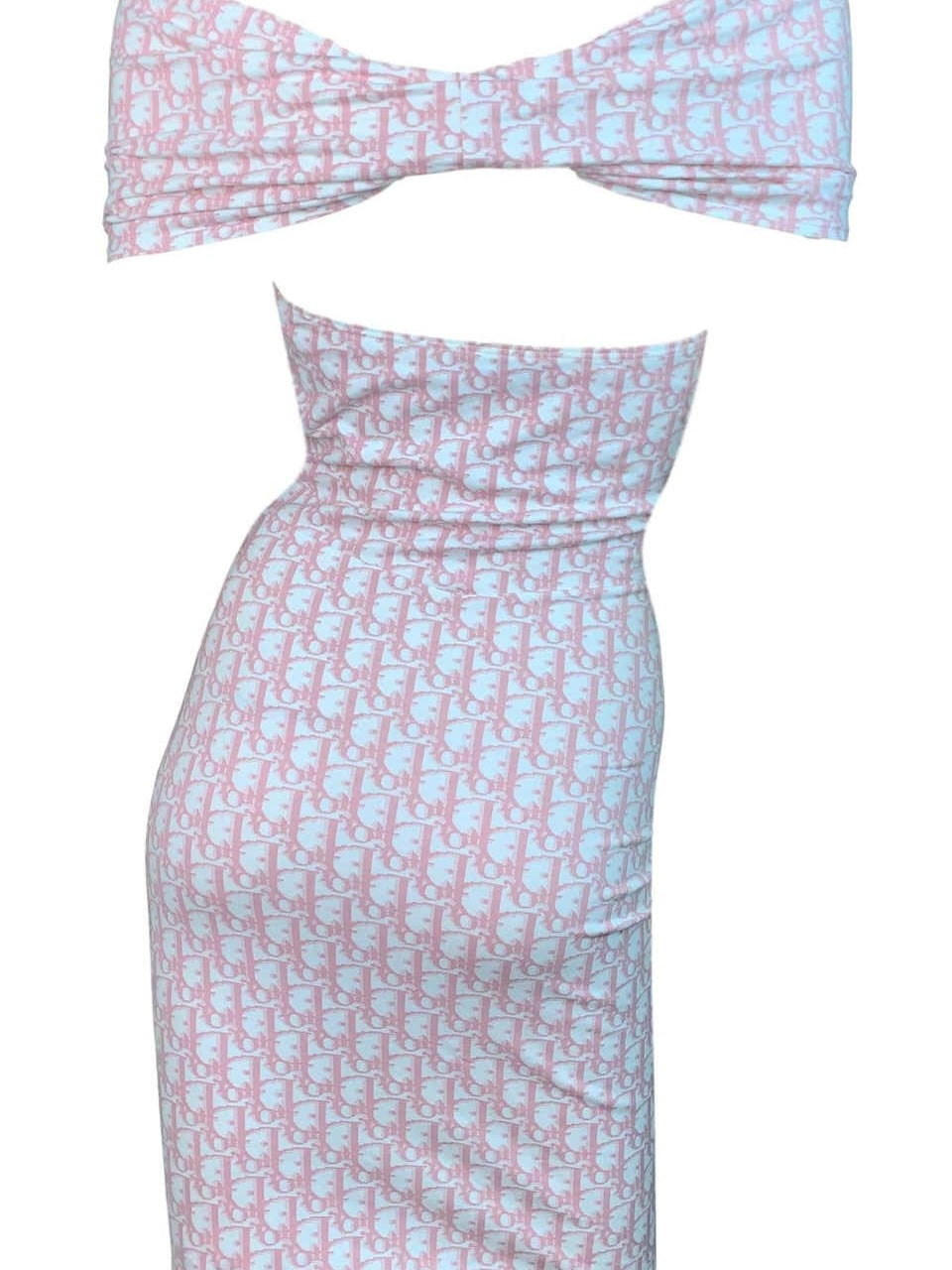 Dior Galliano Monogram Dress - S