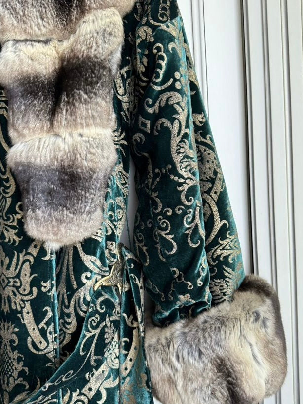 Roberto Cavalli F/W 2006 Chinchilla Fur Coat - S