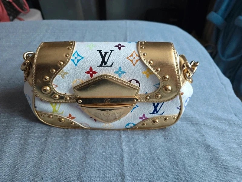 Louis Vuitton Marilyn Bag with Gold Detailing