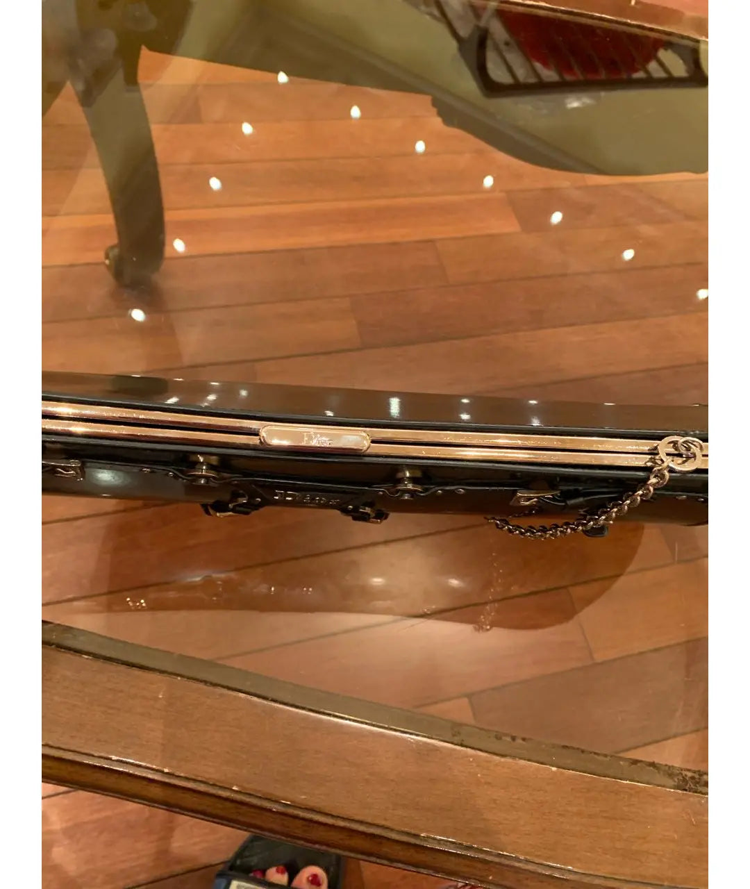 Dior Bondage Clutch and Chain Bag