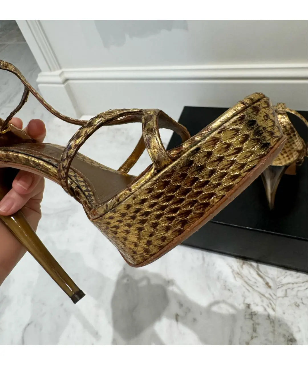 Alexander Mcqueen Python Heels - 37