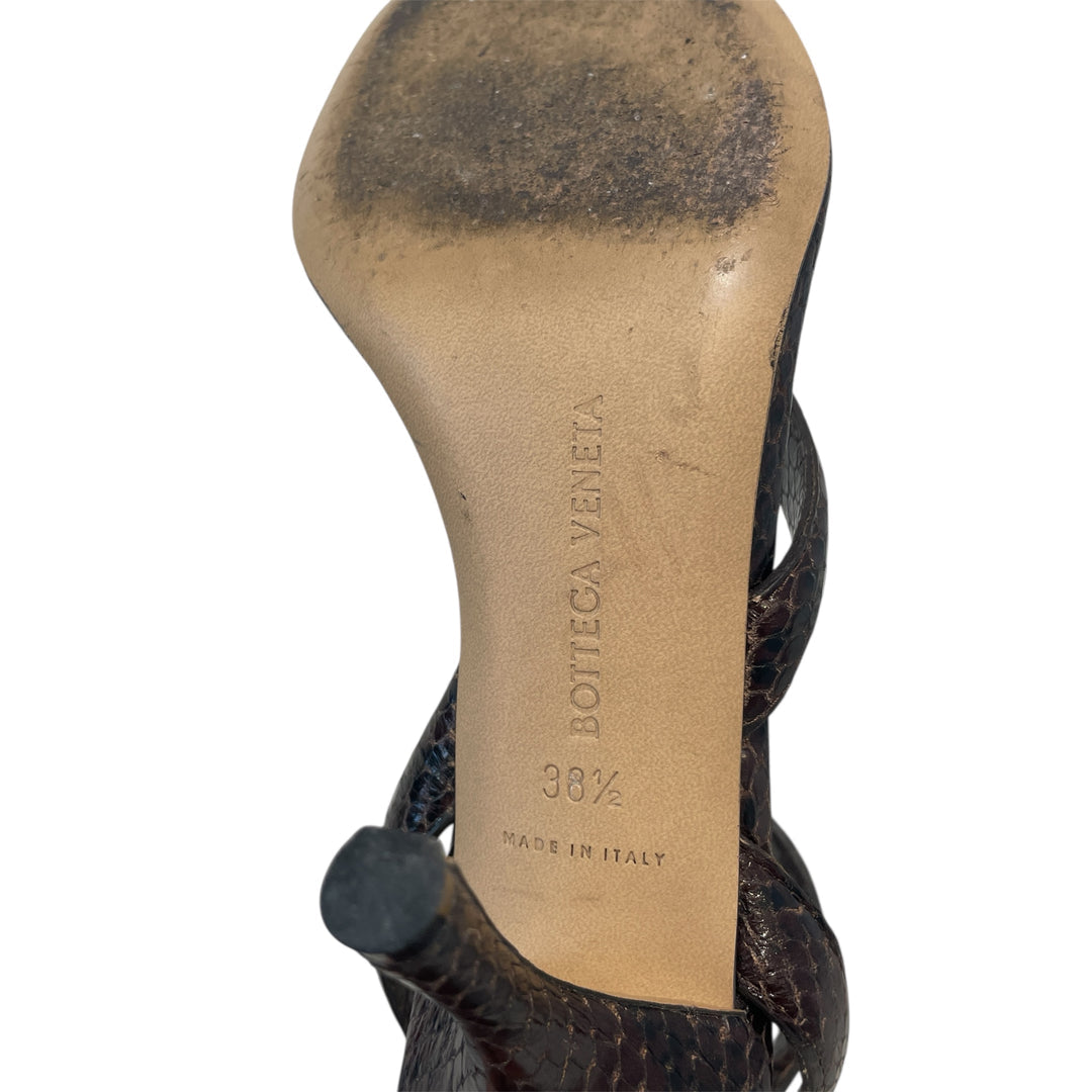 Botegga Venetta Python Spiral Heels - 38.5