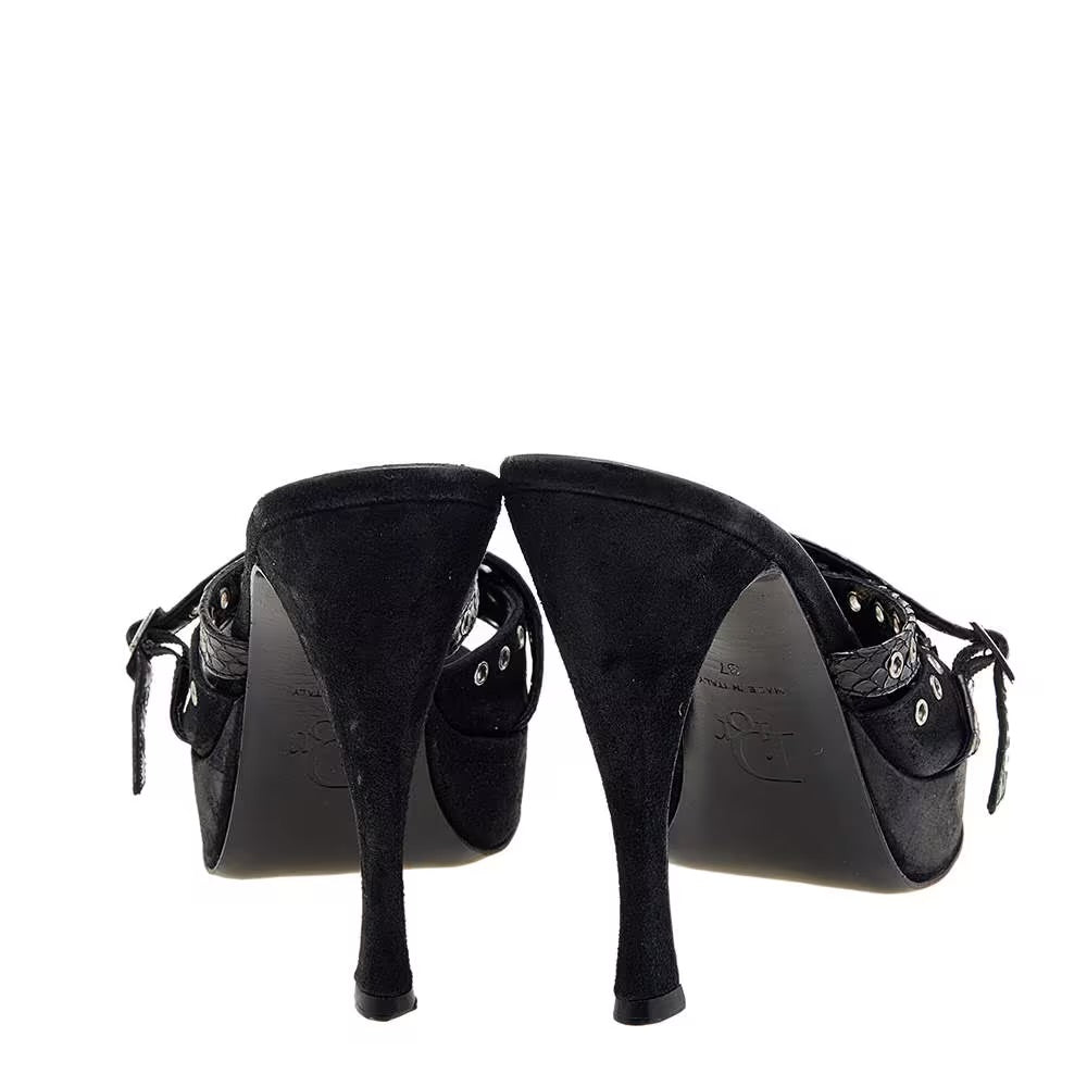 Dior 2003 Suede and Python Heel Brand New - 37