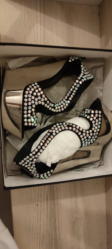 Giuseppe Zanotti Diamanté Wedges - 40