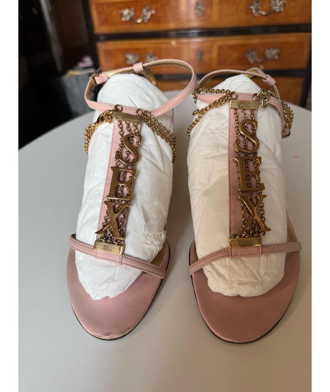 Dolce Gabbana 2003 “SEX” Heel Light Pink  - 36.5