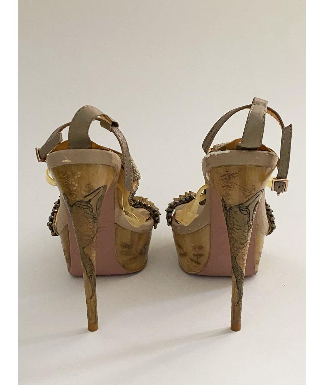 Alexander McQueen Etched Fishbone Heel Brand New - 38/39