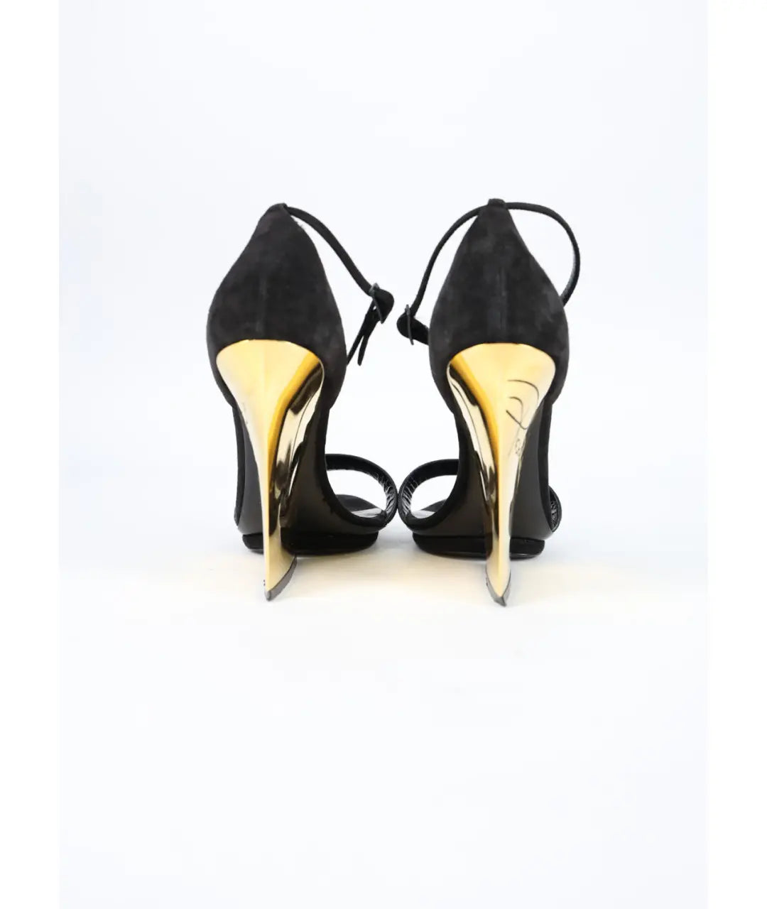 Roberto Cavalli Gold Wedges - 40