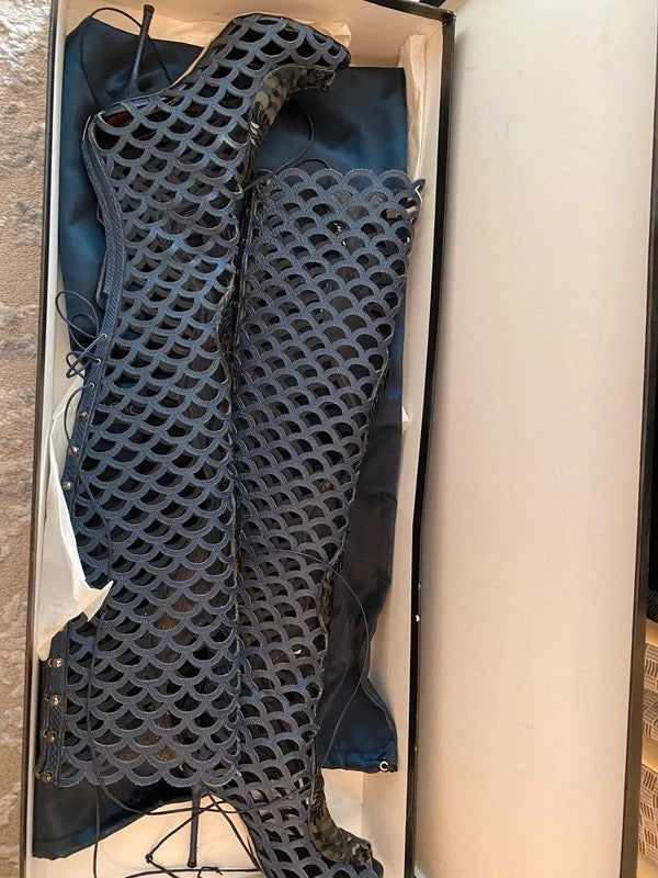 Sergio Rossi Gladiator Boots Brand New - 35/35.5