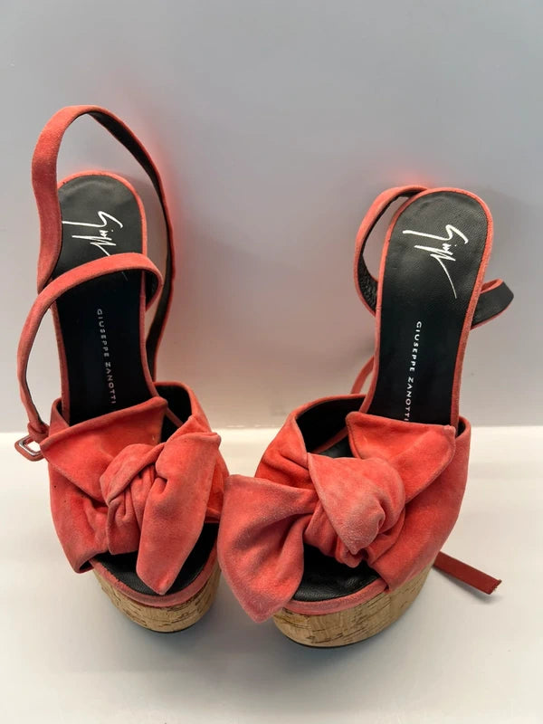 Giuseppe Zanotti Cork Platform Heels - 37.5
