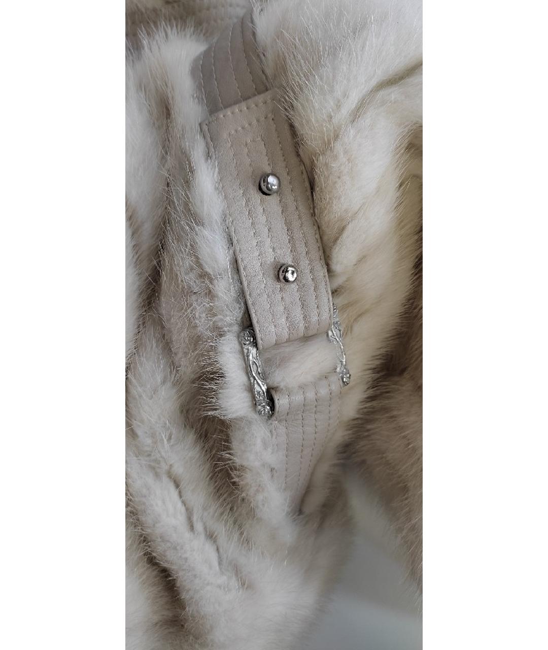 Versace F/W 2003 Runway Mink Coat with Bondage Detail - S