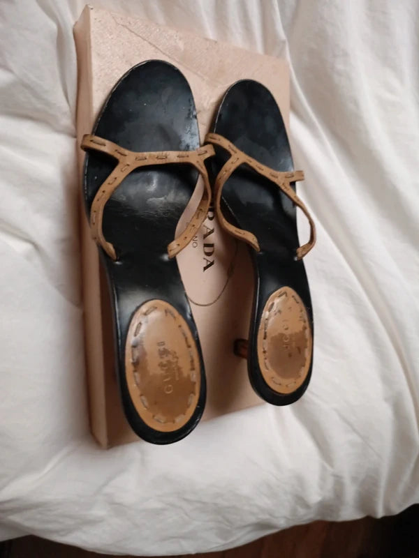 Gucci Bamboo Kitten Heel - 38.5