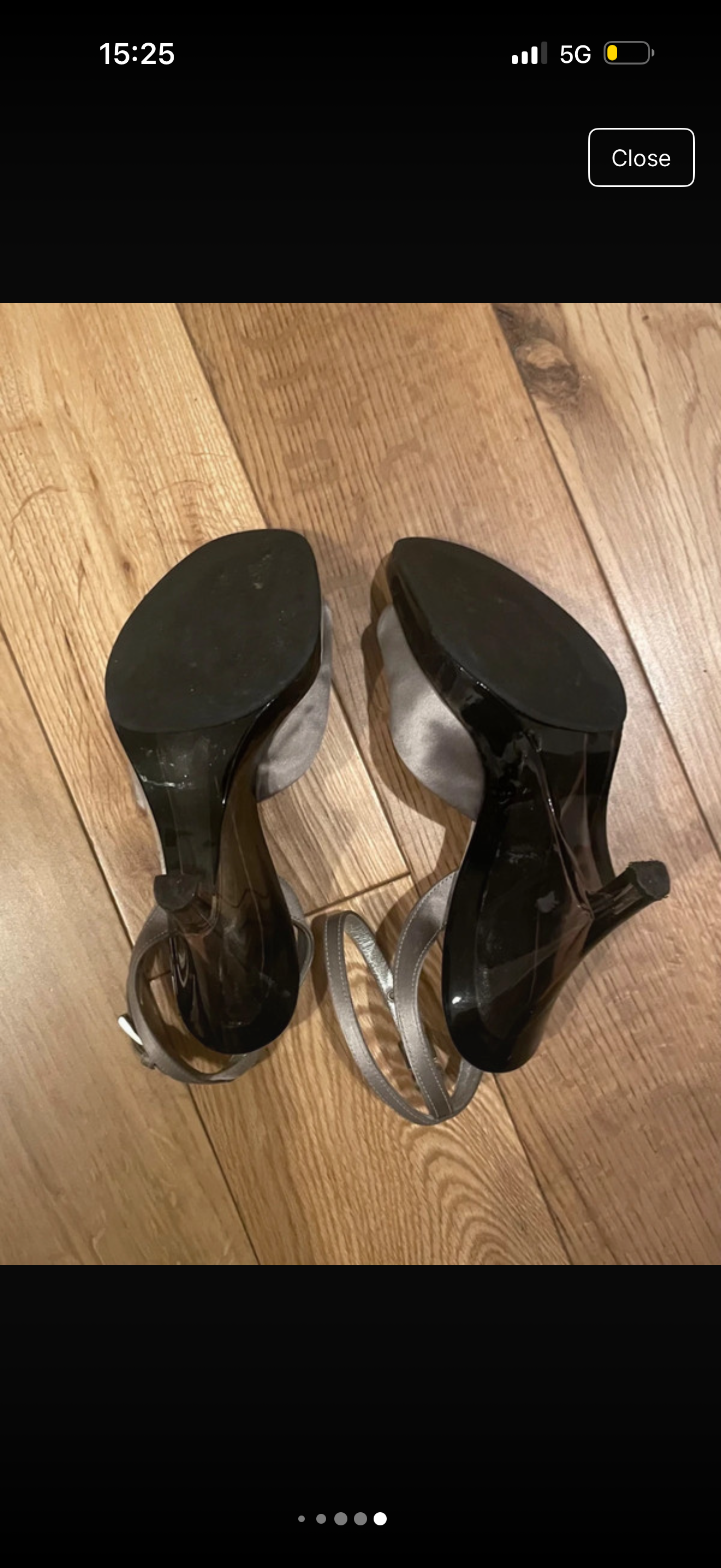 Prada Lucite Wedge Heels - 35.5/36