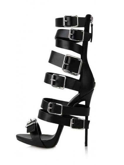 Giuseppe Zanotti Cuff Gladiator Heels - 38