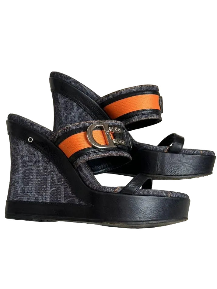 Dior Galliano Wedge Heels - 39/39.5