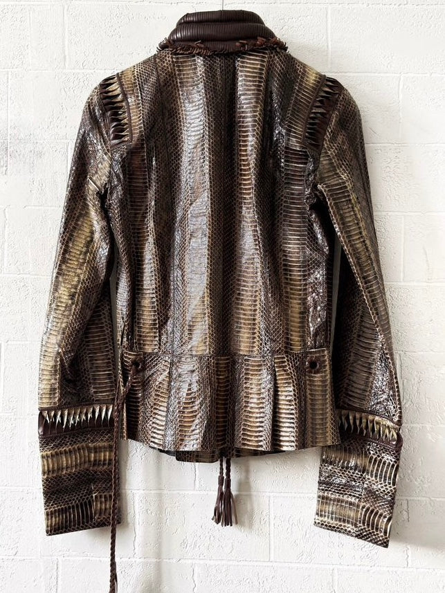 Roberto Cavalli 2007 Python Jacket - S/M