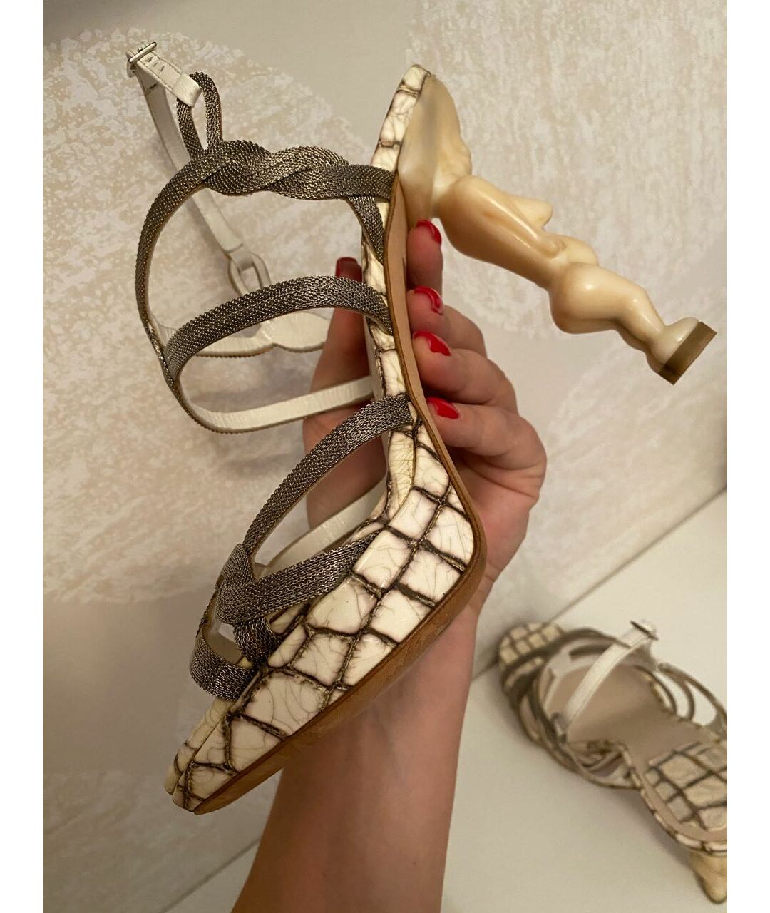 Dior Fertility Crocodile Heels Brand New - 37/38