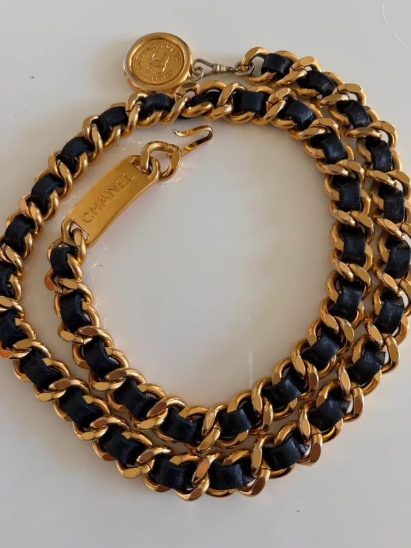 Chanel Medallion Thick Chain Belt