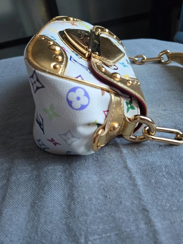 Louis Vuitton Marilyn Bag with Gold Detailing
