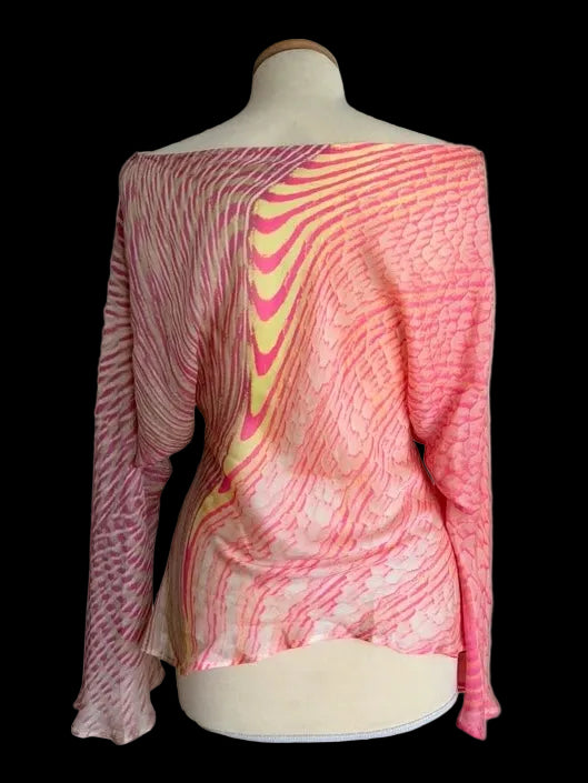 Roberto Cavalli psychedelic print blouse - S