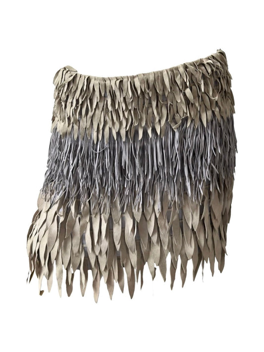 Roberto Cavalli 2007 Runway Feather Mini-skirt - S
