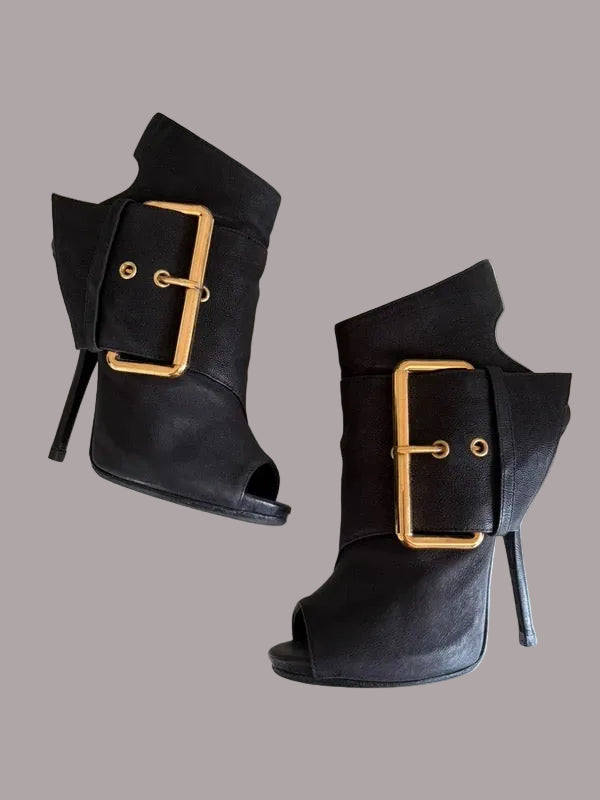 Giuseppe Buckle Ankle Boots - 36
