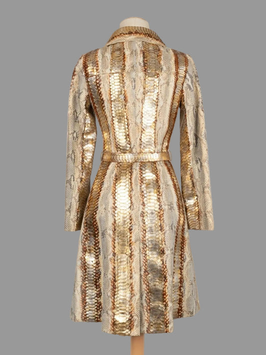 Dior 2008 Resort Collection Ombré Python Jacket - S/M