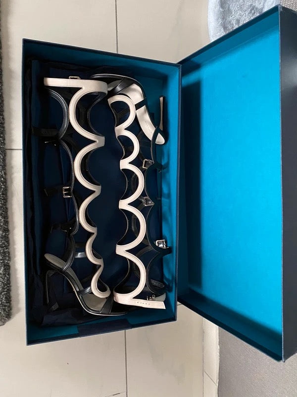 Sergio Rossi Arabesque Gladiator Heel Brand New - 36.5/37