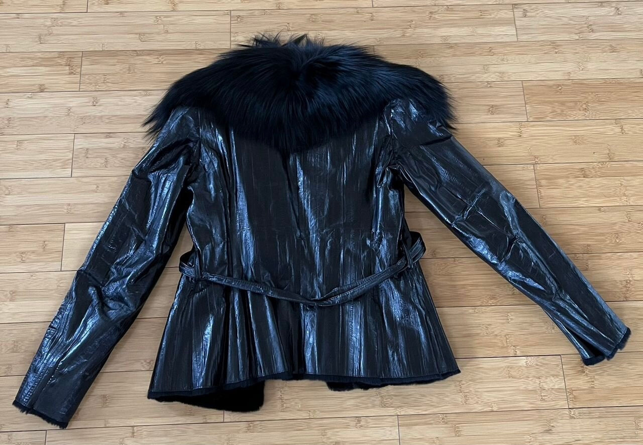 Dolce & Gabbana Eel & Fur Jacket - S