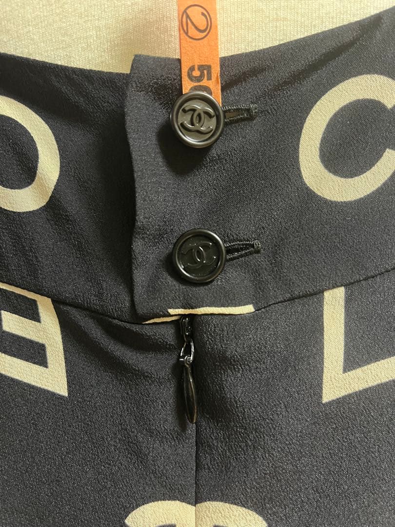 Chanel S/S 1997 CC Logo Mini Dress with Matching Scarf/Headscarf - S/M