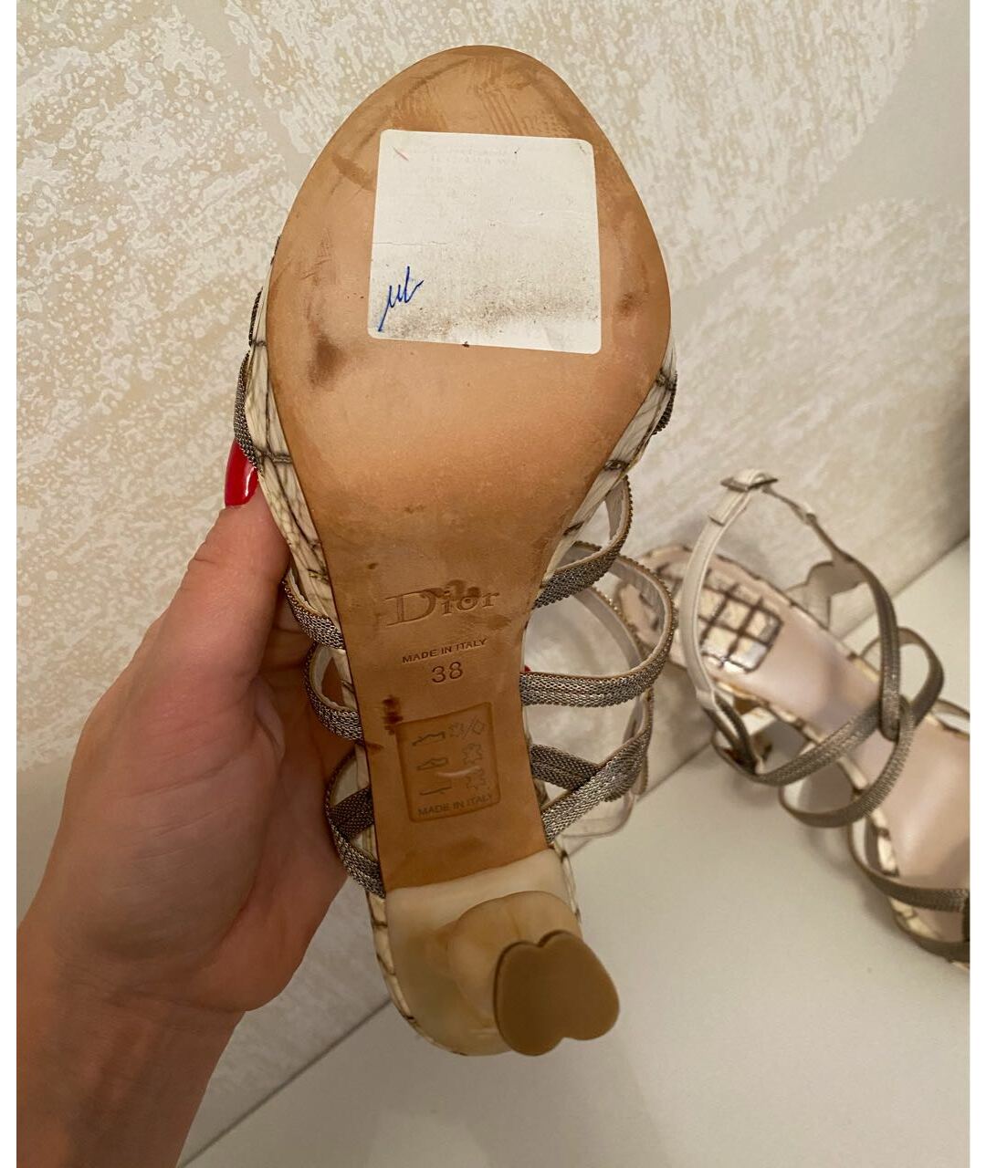 Dior Fertility Crocodile Heels Brand New - 37/38