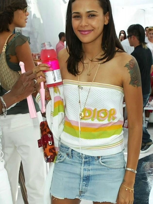 Dior Galliano Tube Top - XS/S
