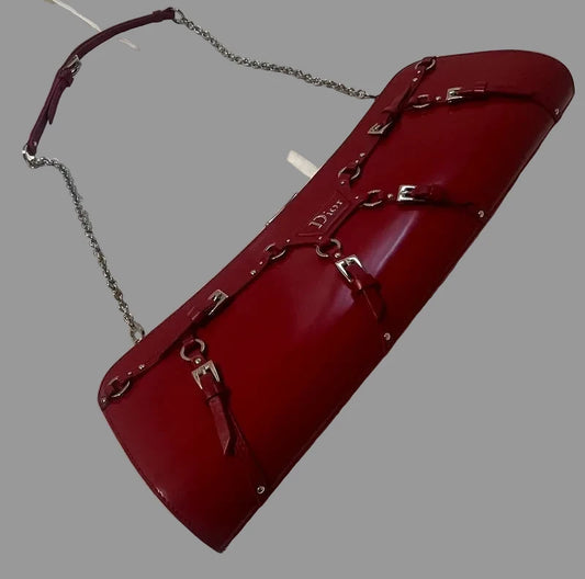 Dior Bondage Clutch and Chain Bag