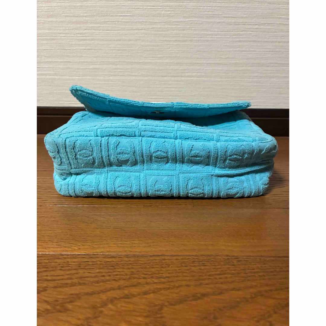 Chanel Blue Terry Cloth 2003 Sport Bag