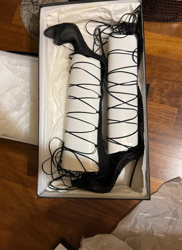 Dsquared2 Lace up Boot Heel - 41